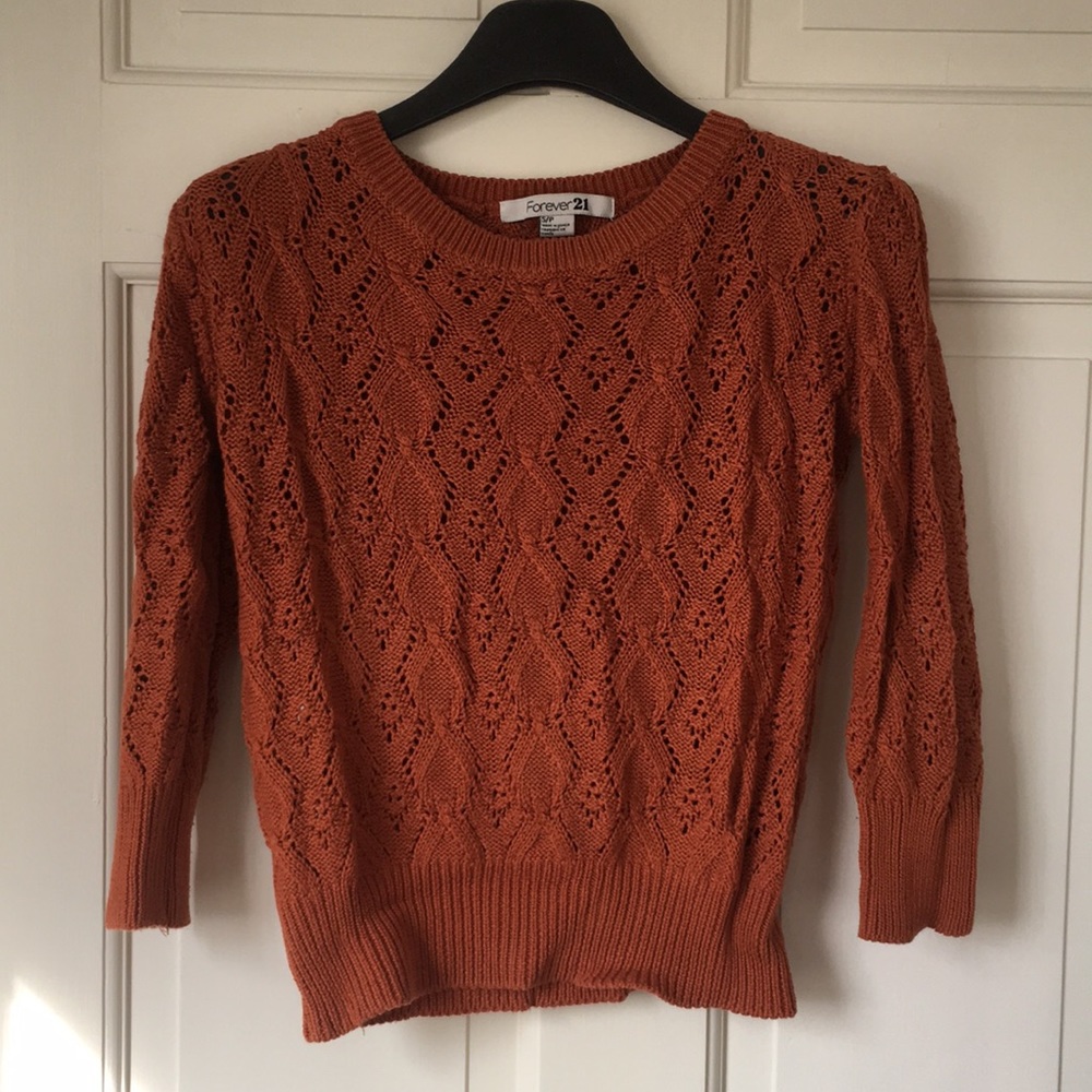 Forever 21 Cotton Knit Sweater
